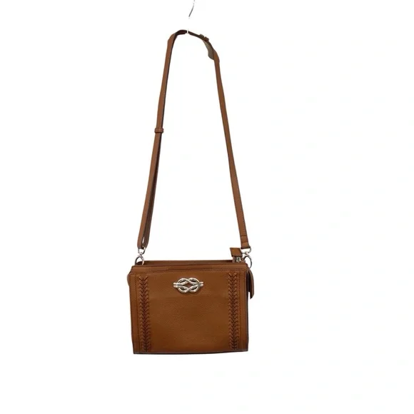 Brighton Organizer Crossbody FINDLEY Bag Purse Leather - Picture 4 of 8